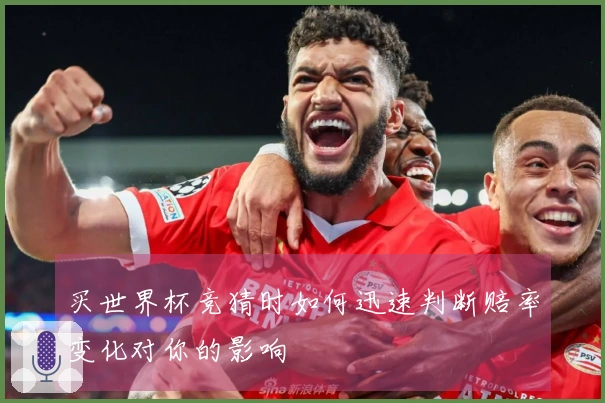 买世界杯竞猜时如何迅速判断赔率变化对你的影响